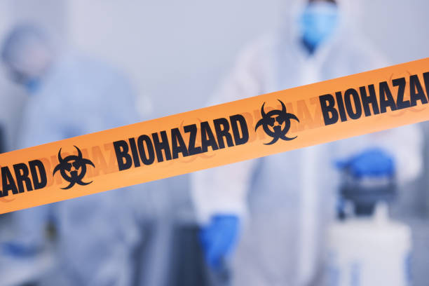 Professional Blood Cleanup technician working in Haworth, NJ